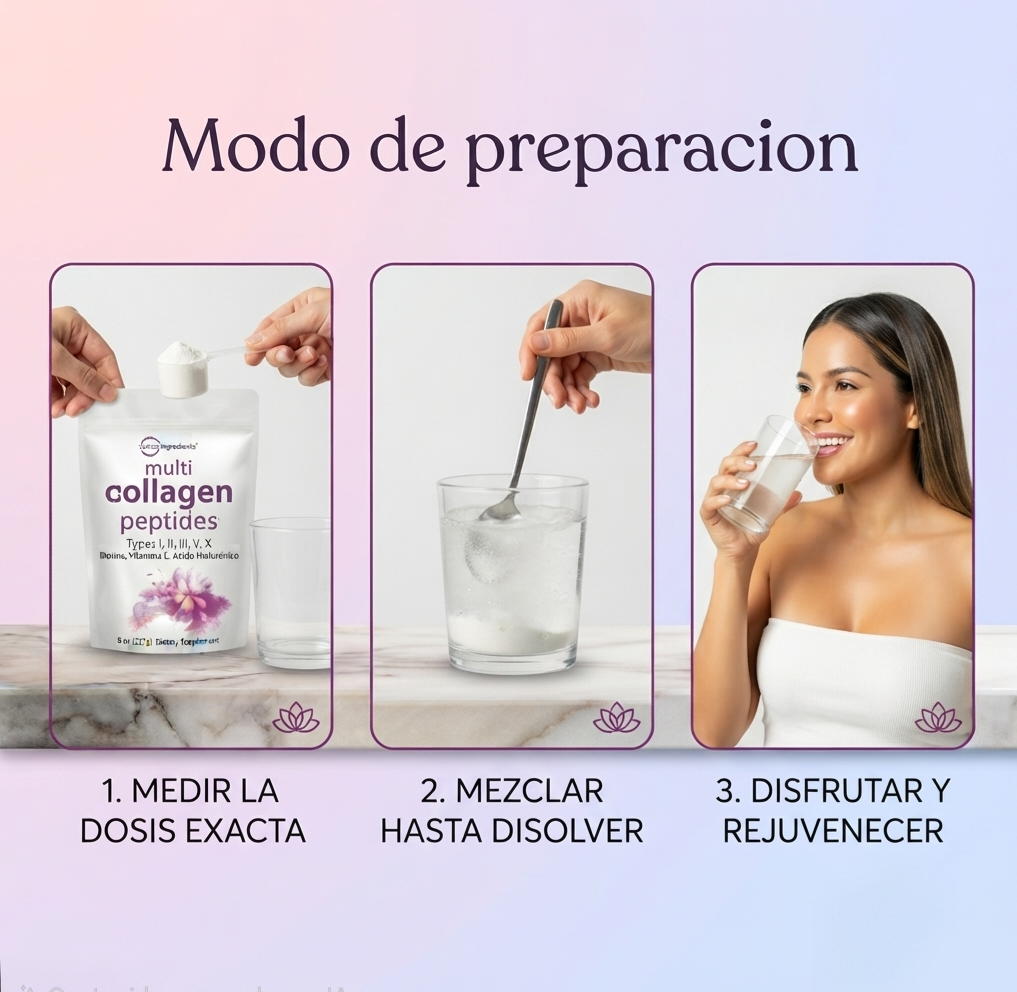 MULTI-COLLAGEN PEPTIDES 100% ORIGINAL® BELLA POR DENTRO Y POR FUERA
