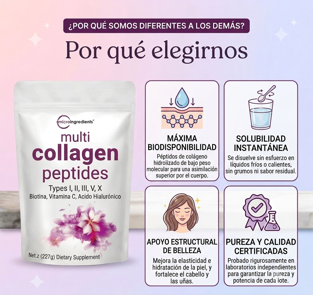 MULTI-COLLAGEN PEPTIDES 100% ORIGINAL® BELLA POR DENTRO Y POR FUERA