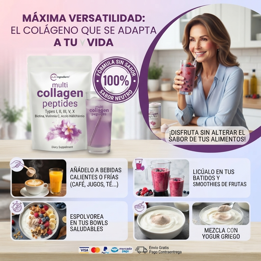 MULTI-COLLAGEN PEPTIDES 100% ORIGINAL® BELLA POR DENTRO Y POR FUERA